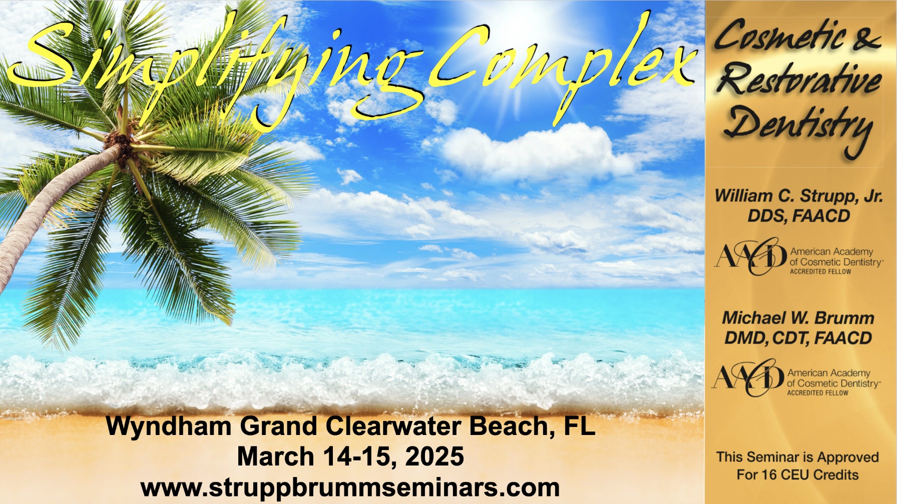 DENTAL CE COURSES FLORIDA CONTINUING EDUCATION SEMINARS FOR DENTISTS